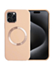 Soft Solid Silicone Case with Wireless Charging - BEIGE for iPhone 15 Pro (Only Ground Shipping)