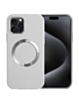 Soft Solid Silicone Case with Wireless Charging - WHITE for iPhone 15 Pro (Only Ground Shipping)