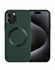Soft Solid Silicone Case with Wireless Charging - DARK GREEN for iPhone 15 Pro (Only Ground Shipping)