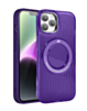 Shiny Hard PC Rear / Soft TPU Wireless Charging Case - PURPLE for iPhone 15 Pro (Only Ground Shipping)