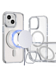 Thin Magnetic Clear Case with Camera Stand Kickstand - CLEAR for iPhone 14 Plus / 15 Plus (Only Ground Shipping)