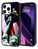 Printing Aluminum Plate Case - Statue of Liberty for iPhone 15 Pro (Only Ground Shipping)