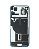 Back Glass with MagSafe Magnet & NFC & Flashlight Flex for iPhone 15 Plus (BLACK) (NO LOGO)