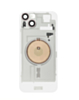Clear Back Glass with Wireless NFC and MagSafe Magnet for iPhone 15 Plus (NO LOGO) (PINK)