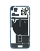 Back Glass with Frame and MagSafe Magnet for iPhone 15 Plus (BLACK) (Service Pack)