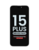 Purchase the OLED assembly with proximity sensor flex pre-installed for iPhone 15 Plus — service pack.