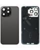 Back Glass with MagSafe Magnet & NFC & Flashlight Flex for iPhone 15 Pro Max (BLACK TITANIUM) (NO LOGO)