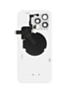 Clear Back Glass with Wireless NFC and MagSafe Magnet for iPhone 15 Pro Max (NO LOGO) (WHITE TITANIUM)