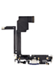 Buy the Charging Port Flex Cable for iPhone 15 Pro Max in blue titanium, aftermarket version.