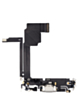 Order the Charging Port Flex Cable for iPhone 15 Pro Max in white titanium, aftermarket version.