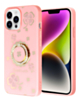 Luxury Diamond Shiny Cases with Ring - PINK for iPhone 15 Pro Max (Only Ground Shipping)