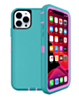 Heavy Duty Case for iPhone 15 Pro Max (TEAL & PINK) (Only Ground Shipping)