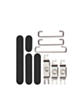 Buy the black titanium power, volume, and switch buttons for iPhone 15 Pro and 15 Pro Max.