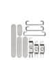 Hard Buttons for iPhone 15 Pro / 15 Pro Max (Power / Volume / Switch) (WHITE TITANIUM)