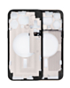 Middle Frame with Small Parts for iPhone 15 Pro Max (BLACK TITANIUM) (US Version) (OEM Pull B Grade)