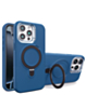 Support Heavy Duty Case with Wireless Charging Kickstand - ROYAL BLUE for iPhone 15 Pro Max (Only Ground Shipping)