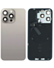 Back Glass with Frame and MagSafe Magnet for iPhone 15 Pro Max (NATURAL TITANIUM) (Service Pack)