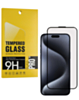 Anti-Scratch Edge to Edge Black Rim Coverage for iPhone 15 Pro Max (2.5D / 1 Piece)
