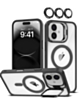 Transpalet Silicone case & Camera stand with Camera Lens - BLACK for iPhone 16 (Only Ground Shipping)