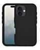 Heavy Duty Case for iPhone 16 (BLACK) (Only Ground Shipping)