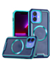 Non - Slip Translucent Matte Wireless Charging Case - BLUE for iPhone 16 (Only Ground Shipping)