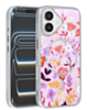 Dual Layer Flower Design Magsafe Cases - PINK for iPhone 16 (Only Ground Shipping)