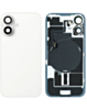 Back Glass with MagSafe Magnet & NFC & Flashlight Flex for iPhone 16 (NO LOGO) (WHITE)