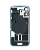 Back Glass with MagSafe Magnet & NFC & Flashlight Flex for iPhone 16 (NO LOGO) (WHITE)
