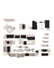 Full Set Small Metal Bracket for iPhone 16