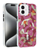 Graffiti Design with Wireless Charging Magnetic Case - PINK for iPhone 16 (Only Ground Shipping)