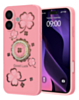 Luxury Diamond Shiny Cases with Ring - PINK for iPhone 16 (Only Ground Shipping)