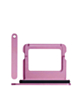 Dual Sim Card Tray for iPhone 16 / 16 Plus (PINK)