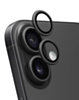 Back Camera Lens with Bracket & Bezel for iPhone 16 / 16 Plus (Premium) (BLACK) (2 Piece Set)