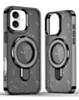 Glitter Ring Stand Protective Case for iPhone 16 (BLACK) (Only Ground Shipping)