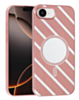 Magnetic Mirror Phone Case with Wireless Charging - ROSE GOLD for iPhone 16E (Only Ground Shipping)