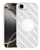 Magnetic Mirror Phone Case with Wireless Charging - WHITE for iPhone 16E (Only Ground Shipping)
