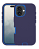 Heavy Duty Case for iPhone 16 Plus (NAVY BLUE) (Only Ground Shipping)