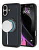 Wireless Charging Case - BLACK (Full Bottom Close) for iPhone 16 Plus (Only Ground Shipping)