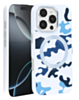 Camouflage Design Wireless Charging Case - WHITE for iPhone 16 Plus (Only Ground Shipping)