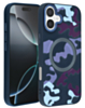 Camouflage Design Wireless Charging Case - PURPLE for iPhone 16 Plus (Only Ground Shipping)