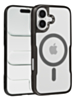 Glossy & Transparent Magnetic Case - BLACK for iPhone 16 Plus (Only Ground Shipping)