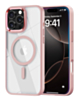 Shiny Magnetic Clear Cases - PINK for iPhone 16 Pro (Only Ground Shipping)