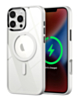 Shiny Magnetic Clear Cases - WHITE for iPhone 16 Pro (Only Ground Shipping)