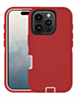 Heavy Duty Case for iPhone 16 Pro (RED & WHITE) (Only Ground Shipping)