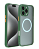 Wireless Charging Protector Matte Case - DARK GREEN for iPhone 16 Pro (Only Ground Shipping)