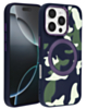 Camouflage Design Wireless Charging Case - BLACK for iPhone 16 Pro / 17 (Only Ground Shipping)