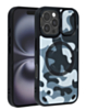 Camo Design Thin Magnetic Case with Camera Stand Kickstand - Style 4 for iPhone 16 Pro (Only Ground Shipping)
