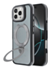 Matte Transparent Case with Wireless Charging Kickstand - GRAY for iPhone 16 Pro Max (Only Ground Shipping)