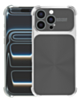 CD-Pattern Electroplated Four Corner Shockproof Case - BLACK for iPhone 16 Pro Max (Only Ground Shipping)