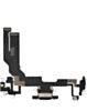 Charging Port Flex Cable for iPhone 16e / 17e (Premium) (BLACK)